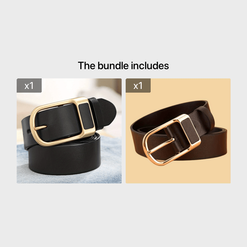 Men's Casual PU Leather Belt