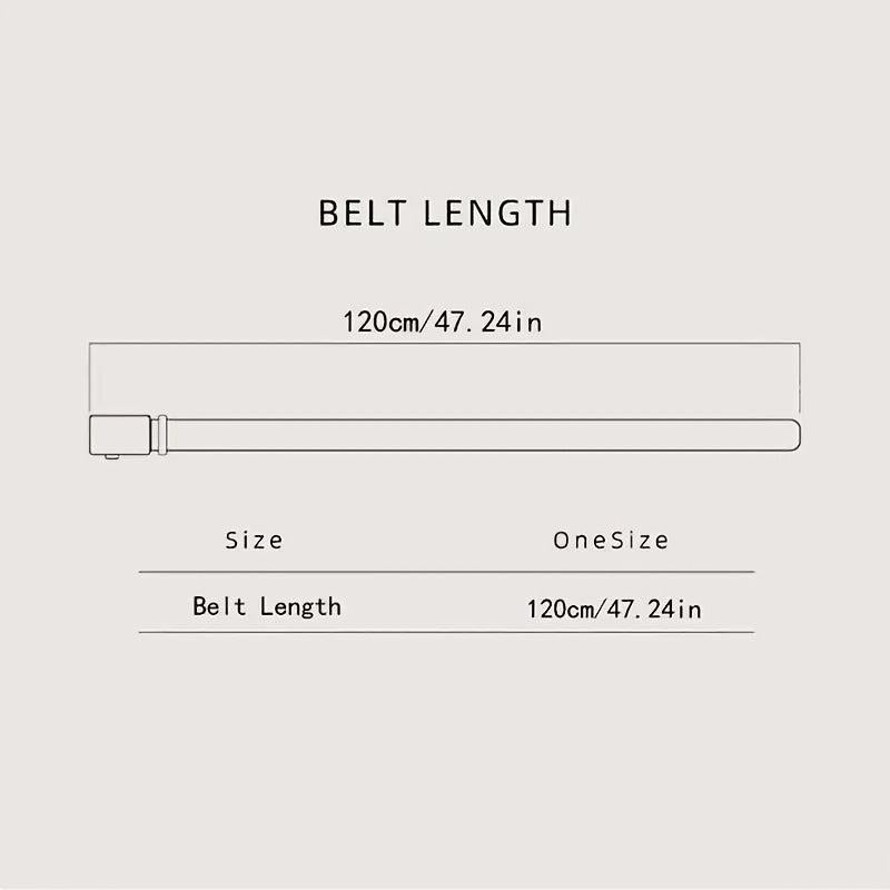 Men's Casual PU Leather Belt