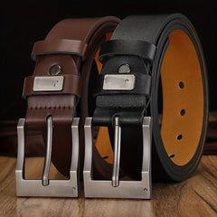 Men's Vintage Faux Leather Pants Belt