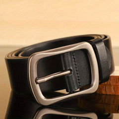 Men's Vintage PU Leather Belt with Pin Buckle