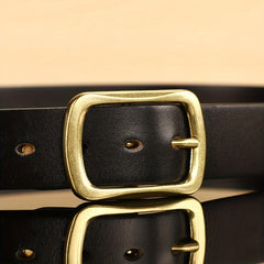 Men's Vintage PU Leather Belt with Pin Buckle