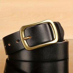 Men's Vintage PU Leather Belt with Pin Buckle