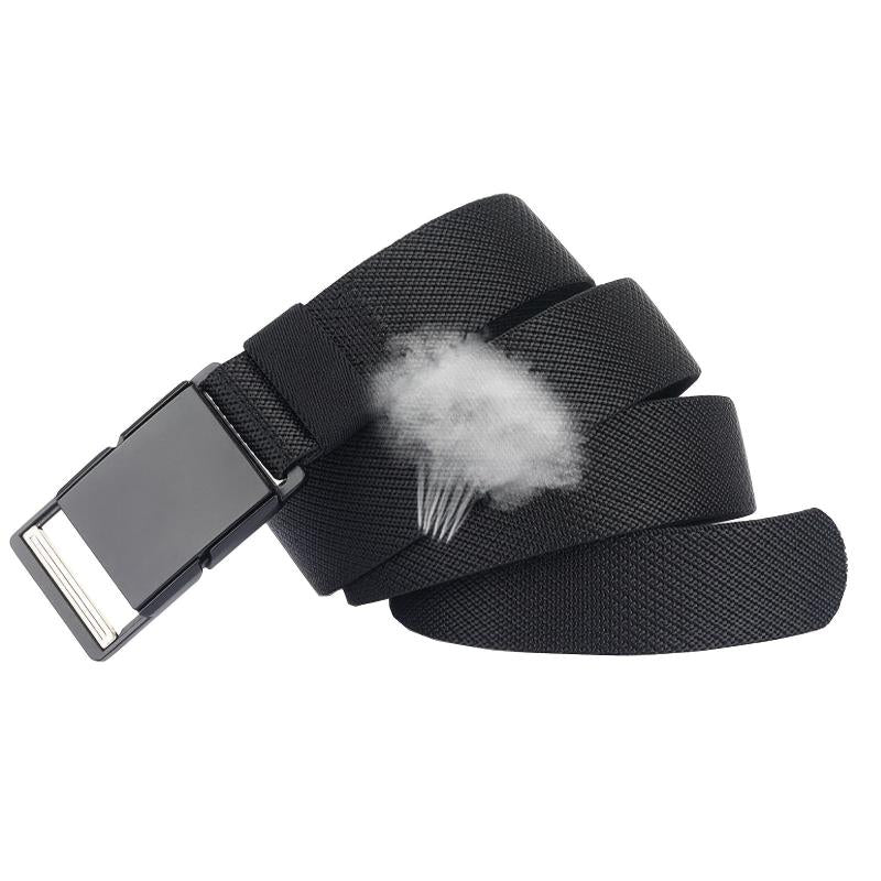 Men's Metal Magnetic Buckle Elastic Belt 3 Wide