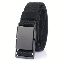 Men's Metal Magnetic Buckle Elastic Belt 3 Wide
