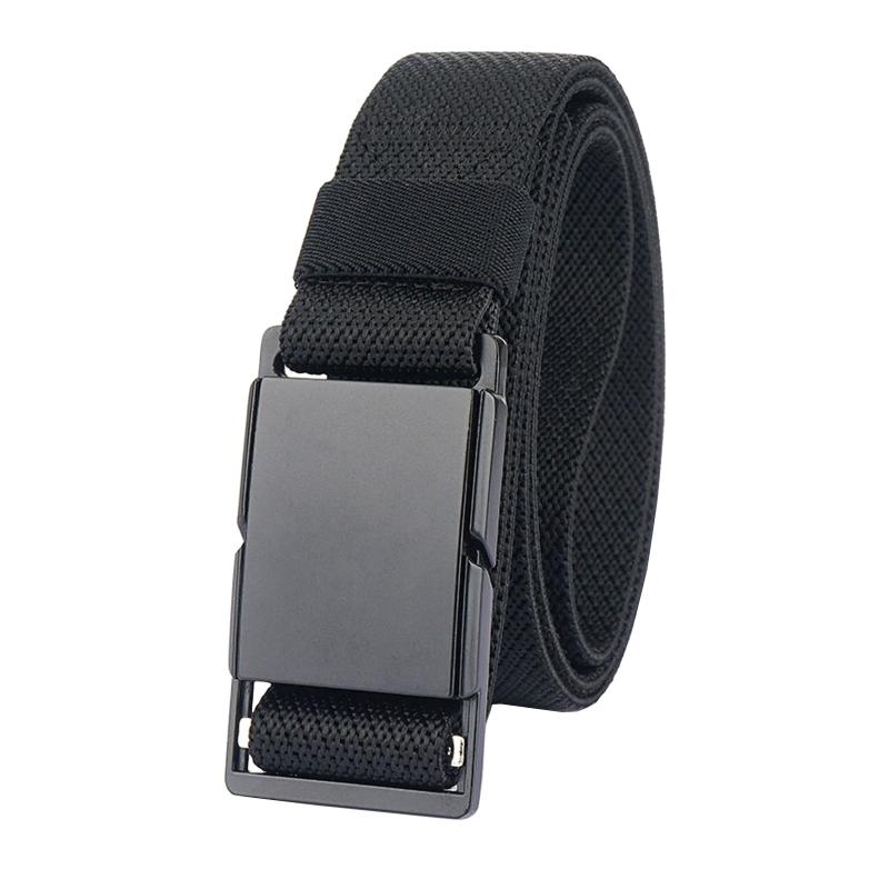 Men's Metal Magnetic Buckle Elastic Belt 3 Wide