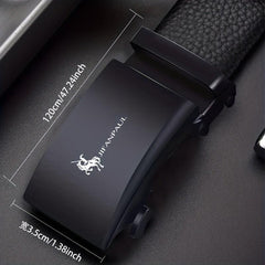 Men's PU Leather Automatic Buckle Belt No Buckle