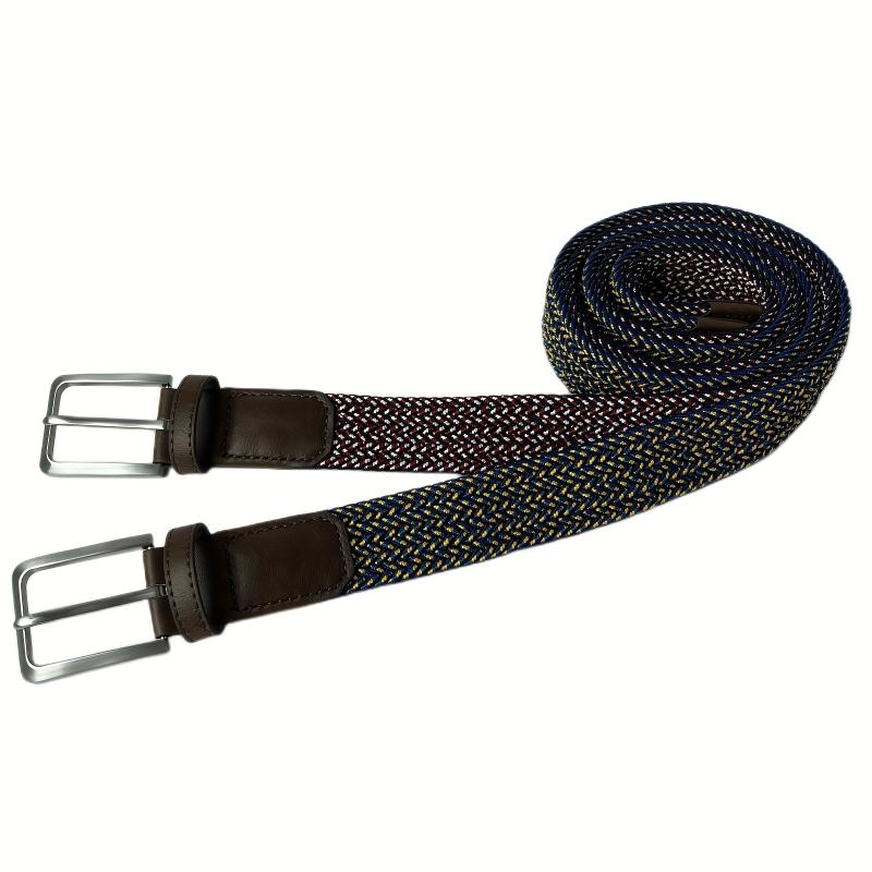 Men's Golf Braid Stretchy Belt Canvas Elastic Casual Wear