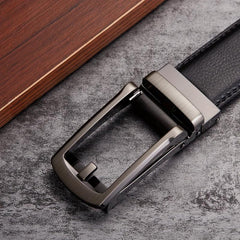 Men's Cowhide Belt w/Automatic Buckle, Formal Business Gift