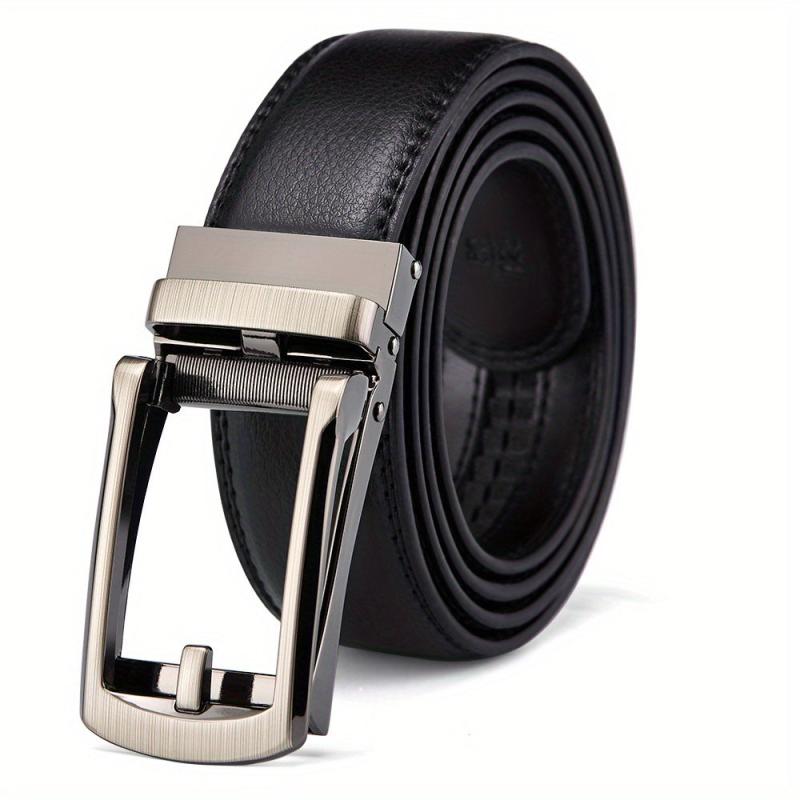 Men's Cowhide Belt w/Automatic Buckle, Formal Business Gift