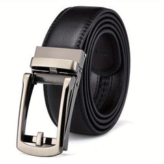 Men's Cowhide Belt w/Automatic Buckle, Formal Business Gift