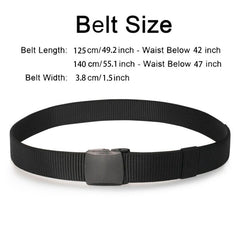 Men's Nylon Tactical Belt for Outdoor Sports