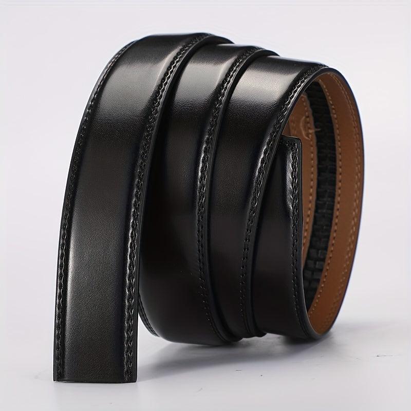 Men's Business Automatic Buckle Leather Belt