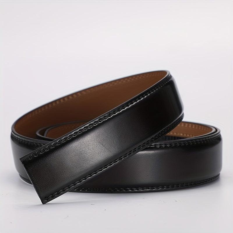 Men's Business Automatic Buckle Leather Belt