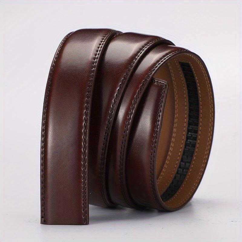 Men's Business Automatic Buckle Leather Belt