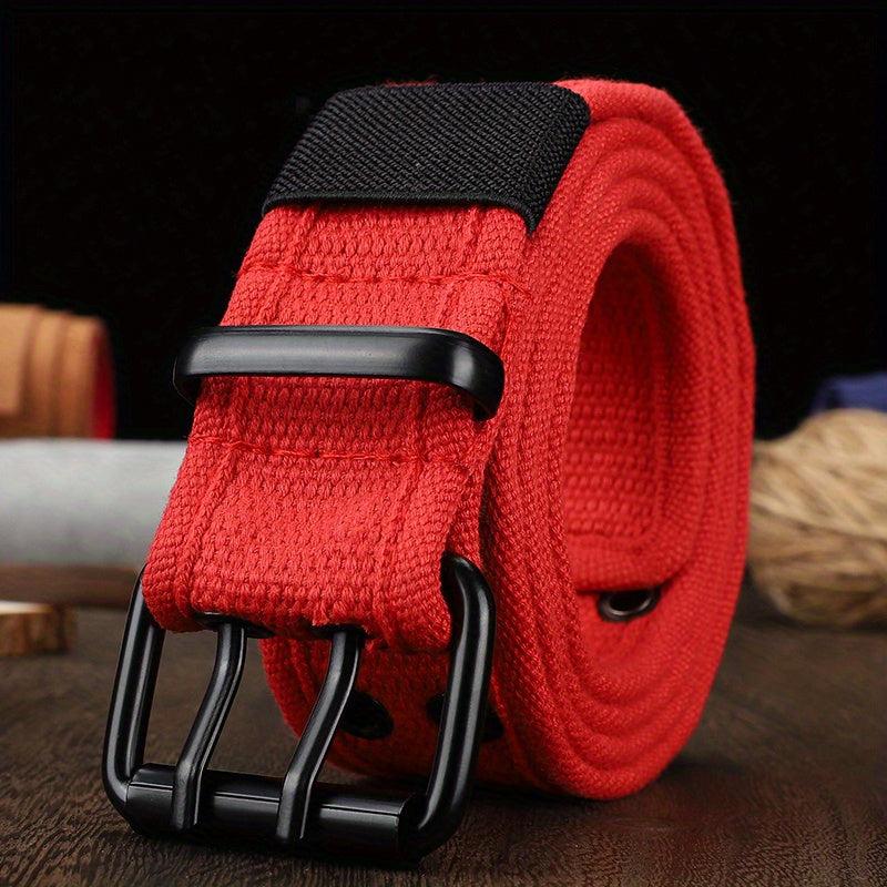 Men's Canvas Outdoor Belt Youth Jeans Belt