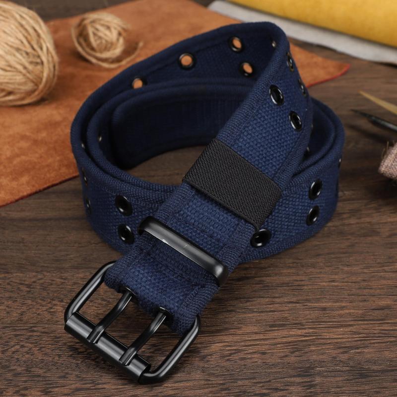 Men's Canvas Outdoor Belt Youth Jeans Belt