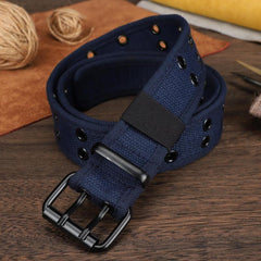 Men's Canvas Outdoor Belt Youth Jeans Belt