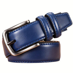 Men's Leather Belt Pin Buckle Casual Jeans Pants Waist Strap High Belt