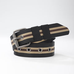 Men's Canvas Belt Pin Buckle Belt Outdoor Casual Jeans Belt