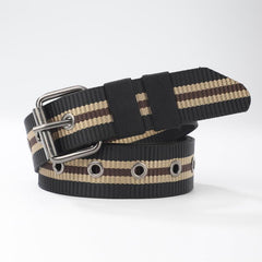 Men's Canvas Belt Pin Buckle Belt Outdoor Casual Jeans Belt