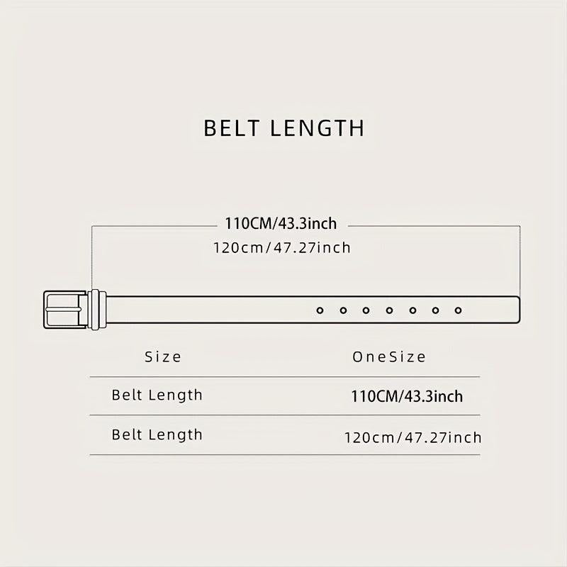 Men's Leather Punk Wide Belt Hollow Rivet Personality Rock