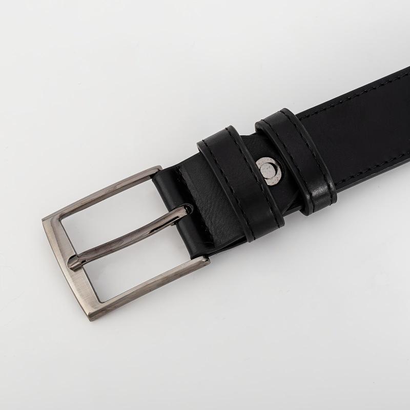 Men's Pin Buckle PU Leather Belt for Casual Wear