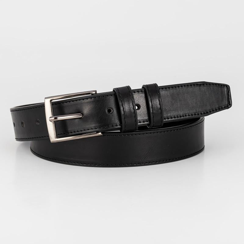 Men's Pin Buckle PU Leather Belt for Casual Wear