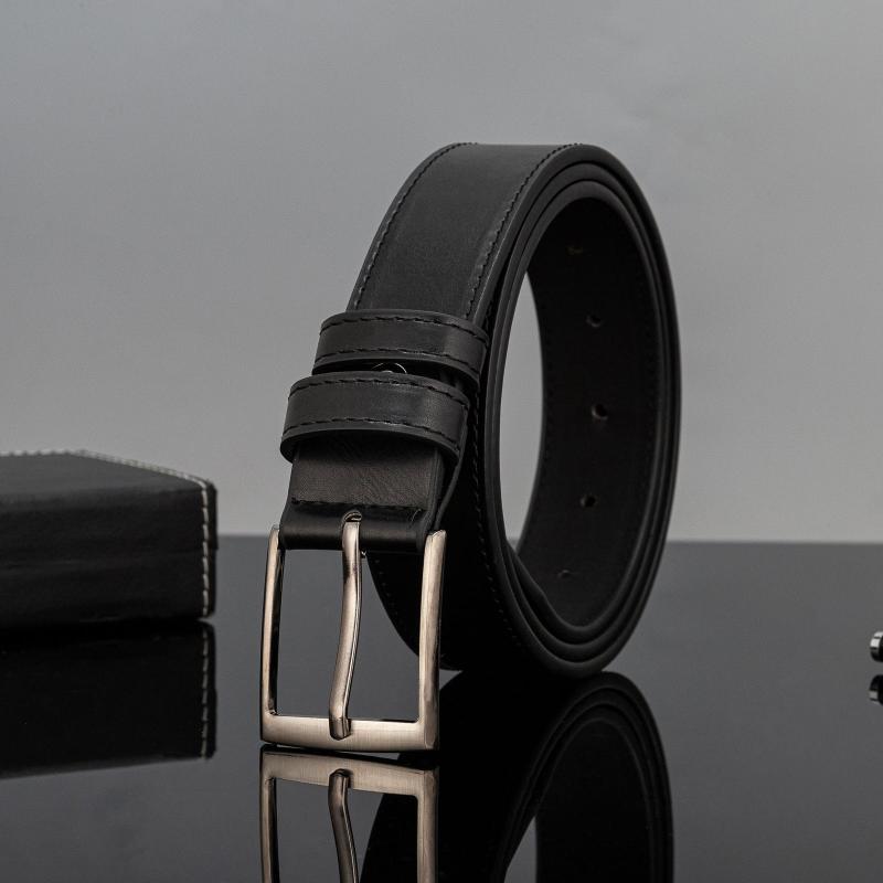 Men's Pin Buckle PU Leather Belt for Casual Wear