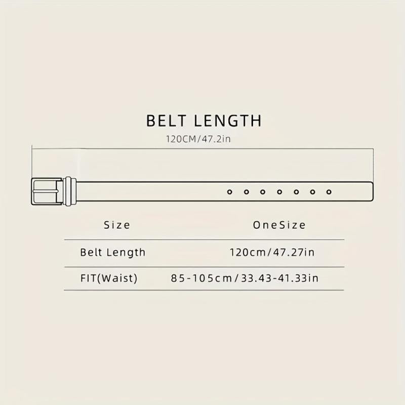 Men's Vintage Business Leather Belt with Scroll Buckle
