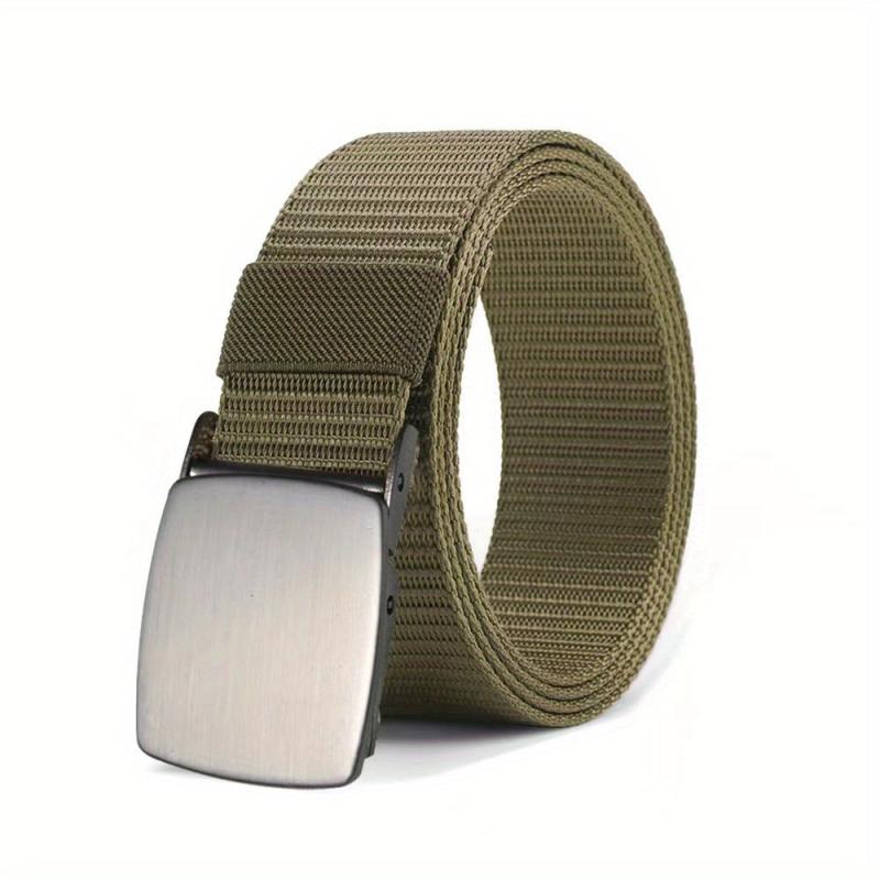 Smooth Buckle Nylon Tactical Belt for Outdoor Sports