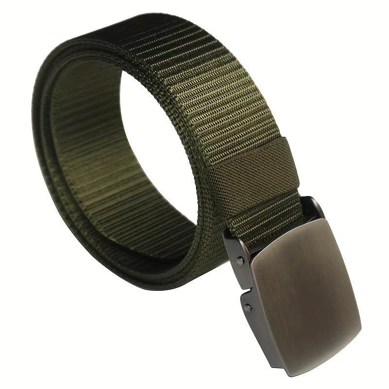 Smooth Buckle Nylon Tactical Belt for Outdoor Sports