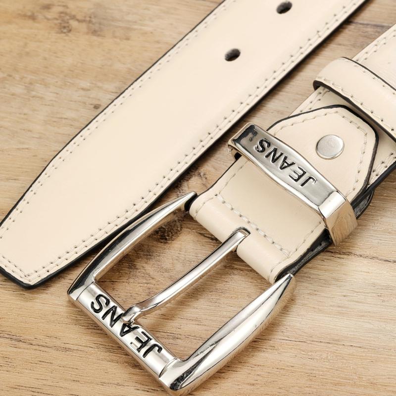 Men's Engraved Leather Belt