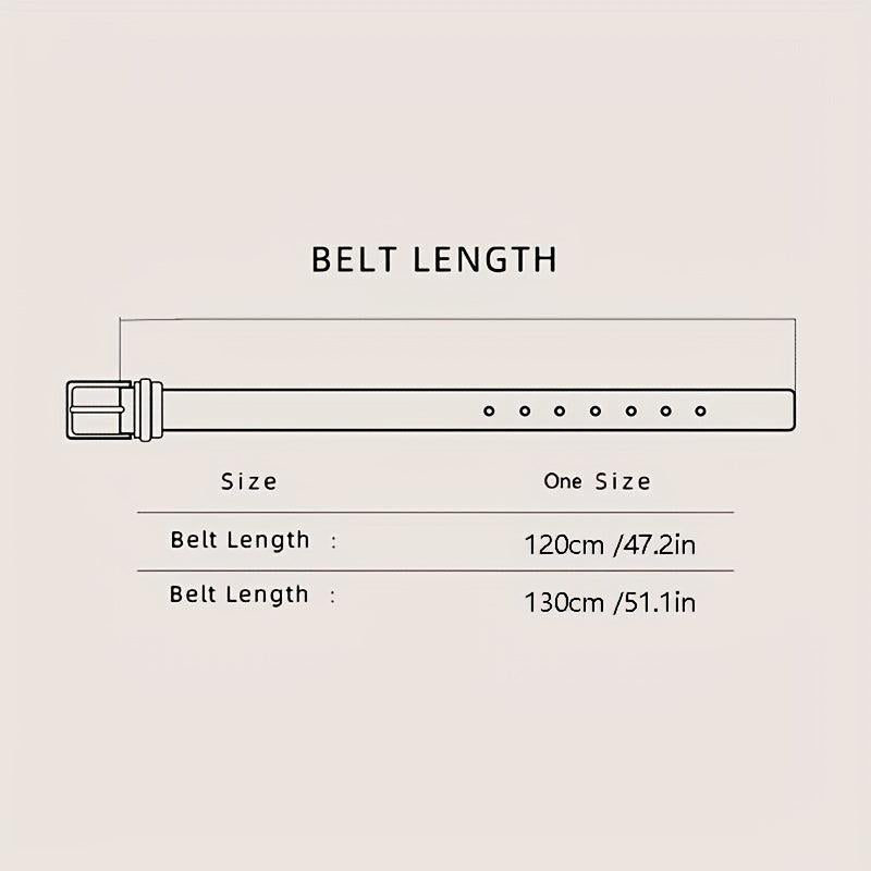 Men's Engraved Leather Belt