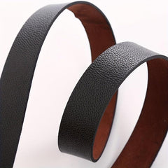 Men's Faux Leather Belt - 47inch - Casual Work Dress