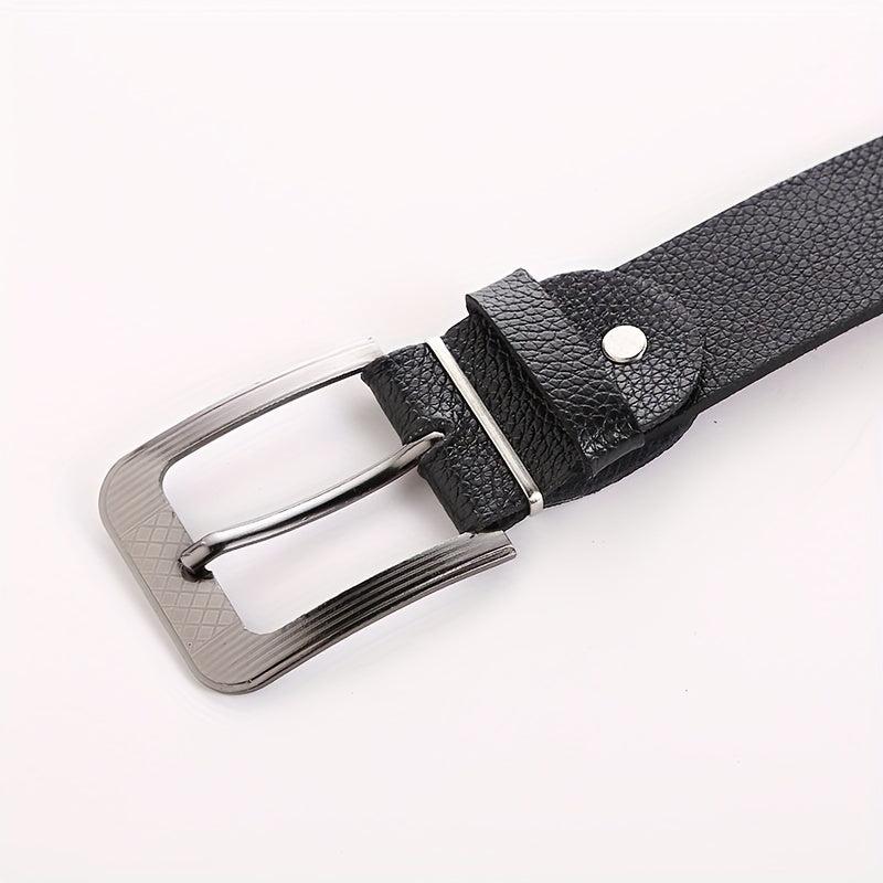 Men's Faux Leather Belt - 47inch - Casual Work Dress