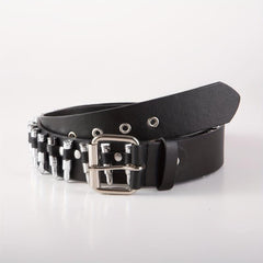 Men's Punk Bullet Belt Rivet Rock Decorative Leather Belt
