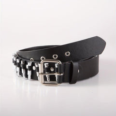 Men's Punk Bullet Belt Rivet Rock Decorative Leather Belt