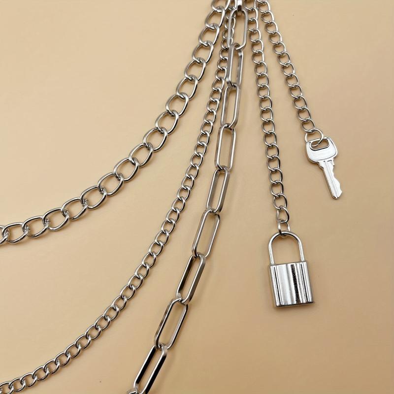 Hip Hop Metal Waist Chain Jeans Pants Chain Bag Chain