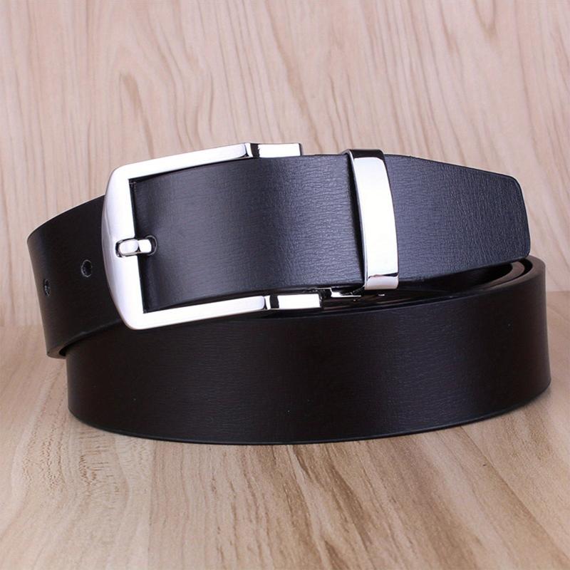 Casual Leather Belt For Men with Pin Buckle