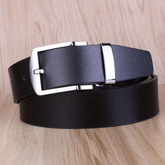 Casual Leather Belt For Men with Pin Buckle