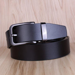 Casual Leather Belt For Men with Pin Buckle