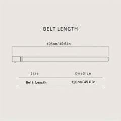 Men's Leather Belt Metal Automatic Buckle High Belt For Men