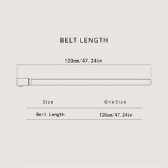 Versatile Jeans Belt Pin Buckle Casual Dress Accessories