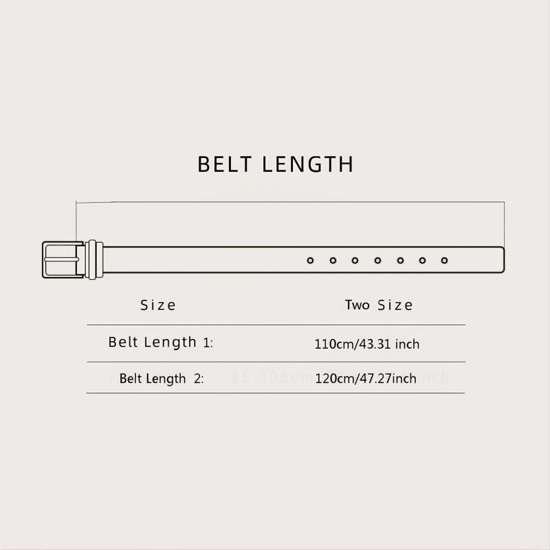 Casual Men Belt with Horse Head Button