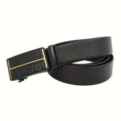 Automatic Fish Pattern Buckle Belt Stylish Business Casual Belt
