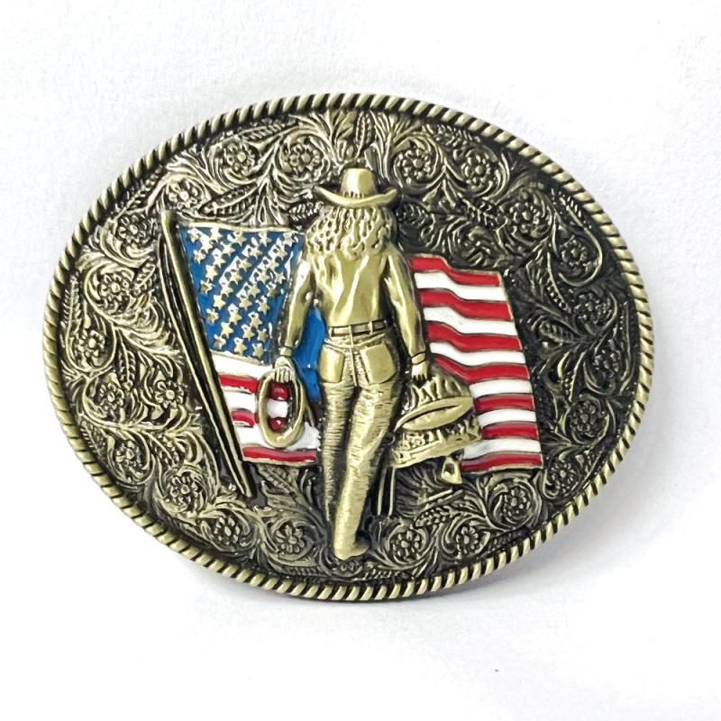 Western Cowboy Classic Belt Buckle