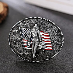 Western Cowboy Classic Belt Buckle
