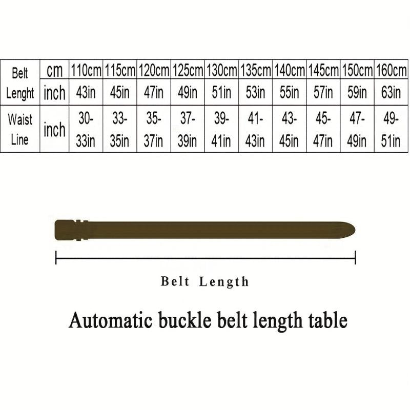 Men's Large Casual Leather Belt - High Quality