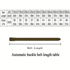 Men's Large Casual Leather Belt - High Quality