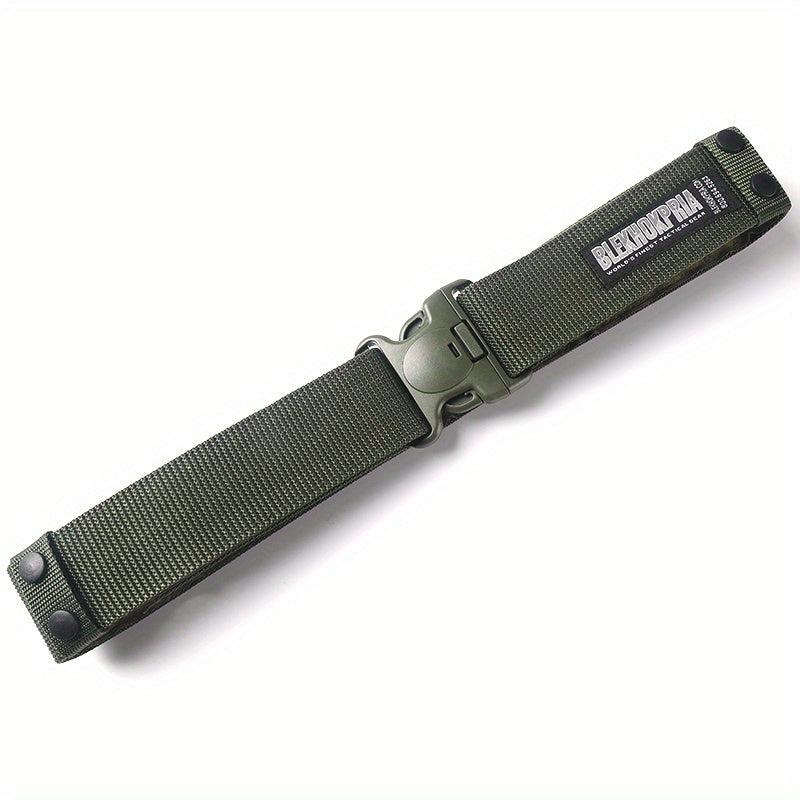 Men's Outdoor Thick Military Training Outerwear Waistband Adjustable Belt